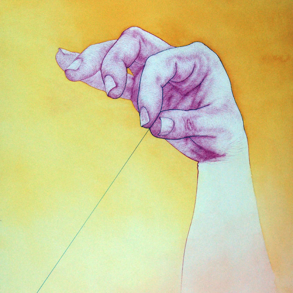 pen and watercolour drawing by Jamie Frost