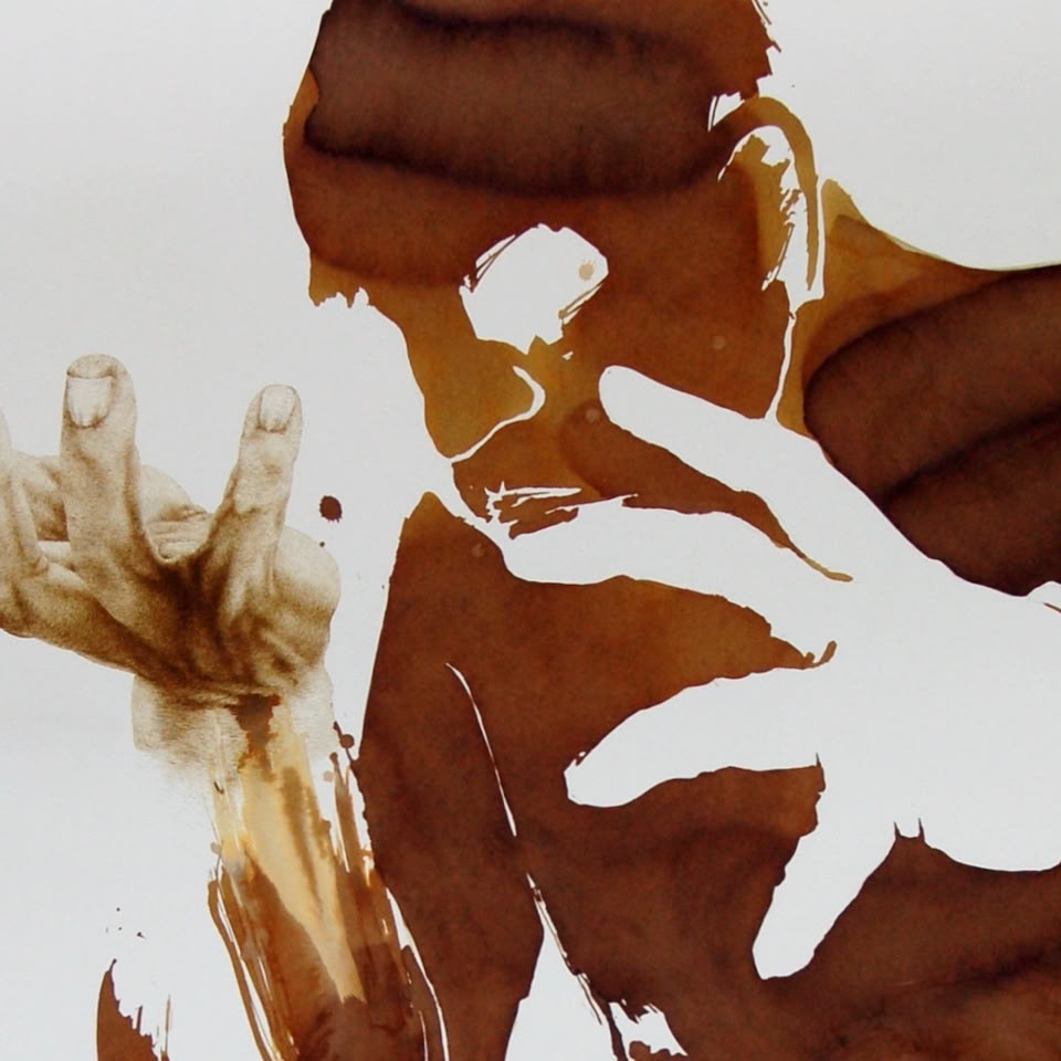large figurative drawing by jamie frost