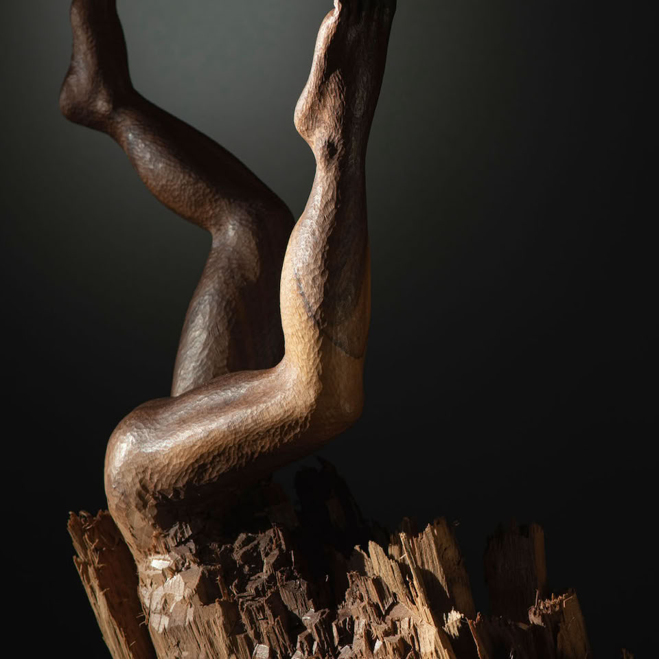 wooden legs carved by jamie frost