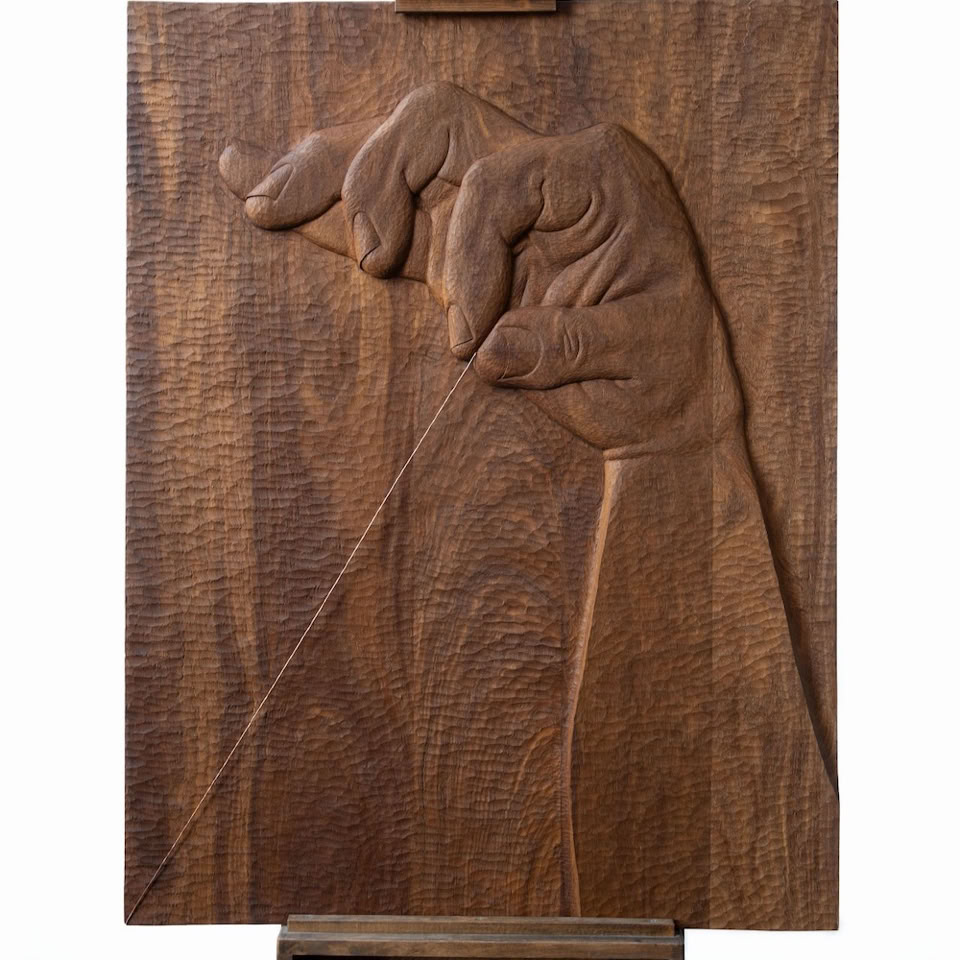 relief sculpture carved by jamie frost