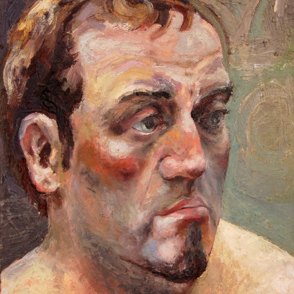 portrait painting in oils by jamie frost